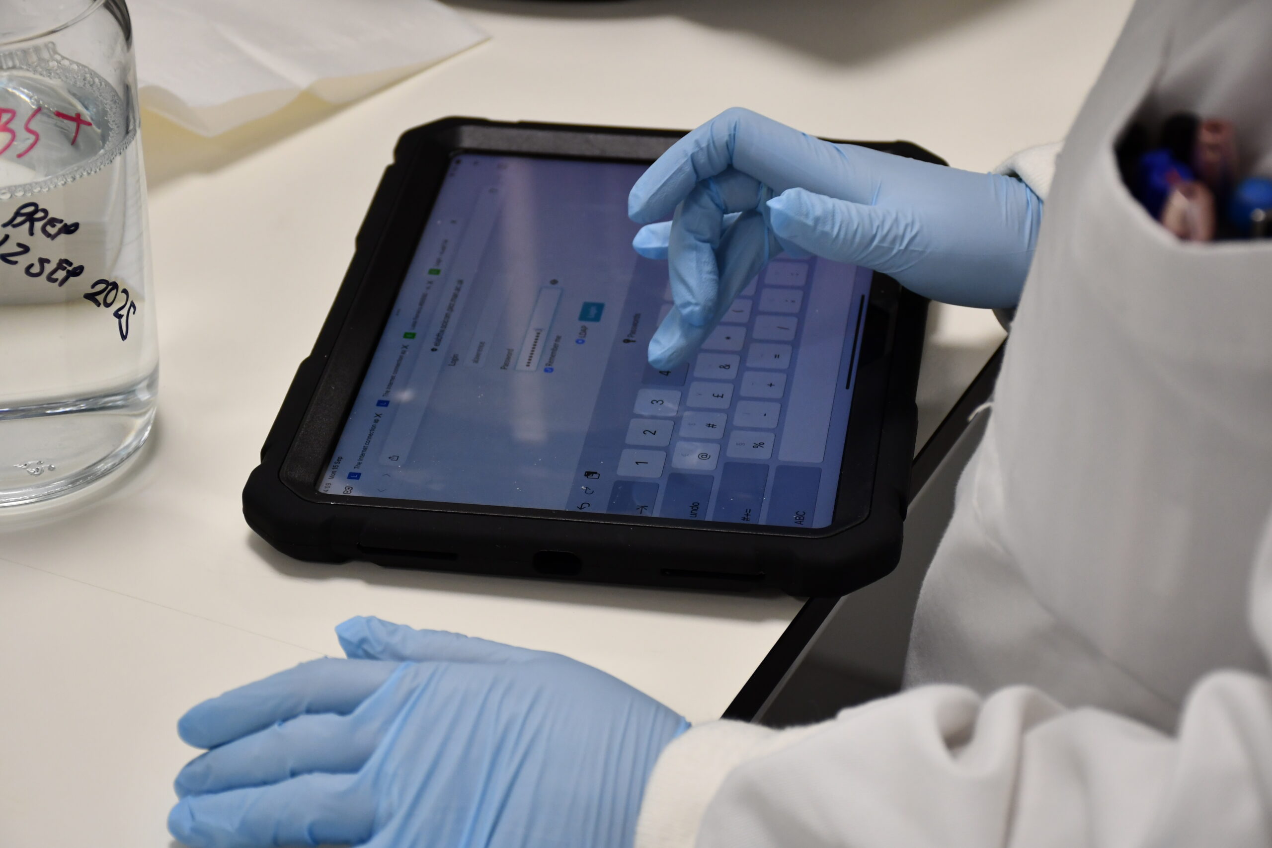 Using the ELN on iPads in the lab